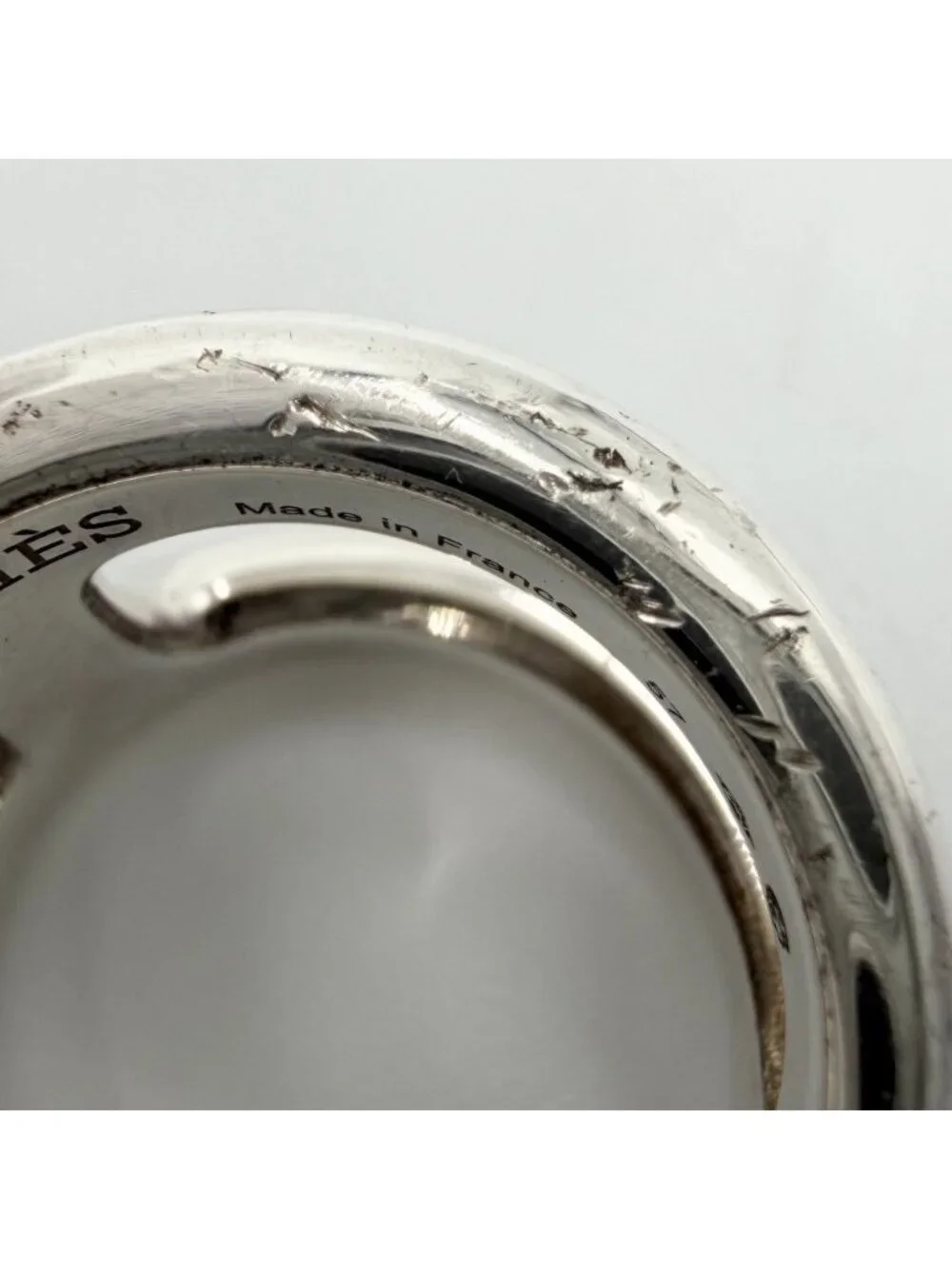 Hermes Ring Osmose GM Small Items 57 925 Sterling Silver